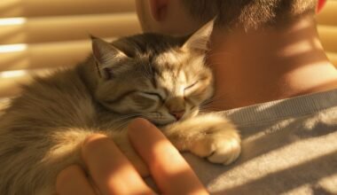 tavo katė miega ant tavęs