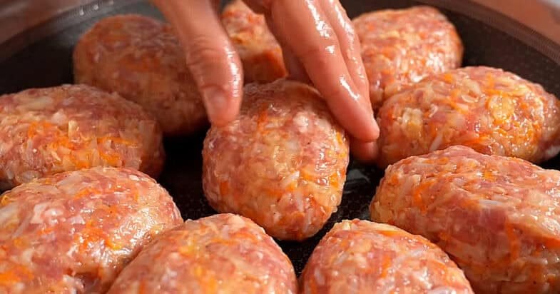 Daržovės ir faršas ruošiami balandėliams