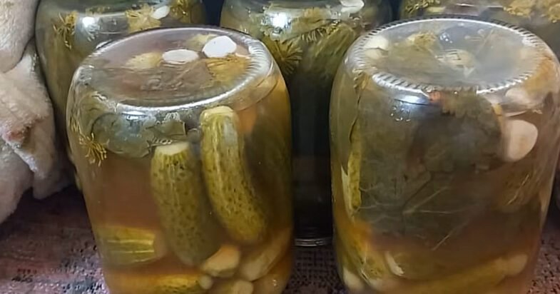 Agurkai su čili marinatu, galutinis vaizdas