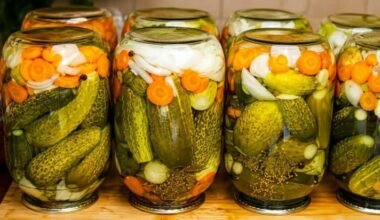 Bavariniai agurkai su morka ir svogūnu, kuriuos užsuku per kelias minutes