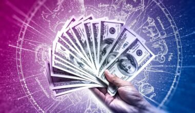Finansinis horoskopas iliustracija