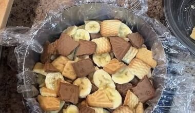 Paimu 30 g želatinos, 180 g sausainių ir 3 bananus: per 15 minučių surenku švelnų tortą be orkaitės 1