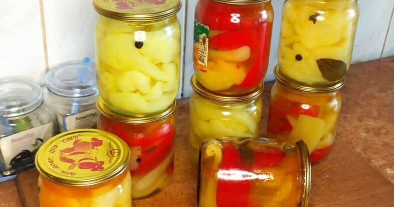 Marinuojamos paprikos, pirmas žingsnis