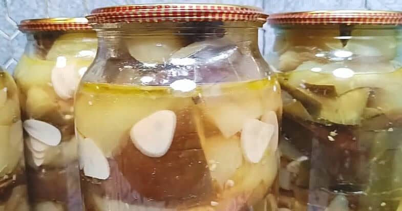Baklažanų ir paprikų užkandis, ketvirtas žingsnis
