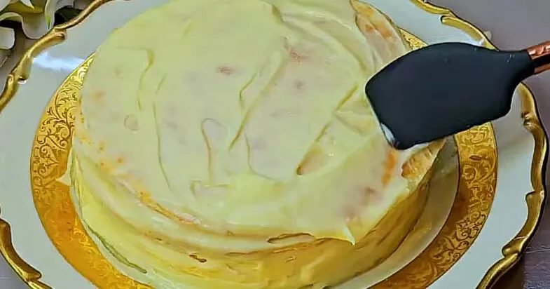 Varškės tortas, kremas
