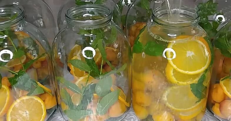 Abrikosų mėtų kompotas žiemai, kurį verdu dabar, kol vaisiai dar standūs ir kvapnūs 2