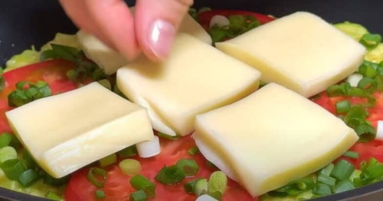 Cukinijų apkepas su sūriu, pirmas žingsnis