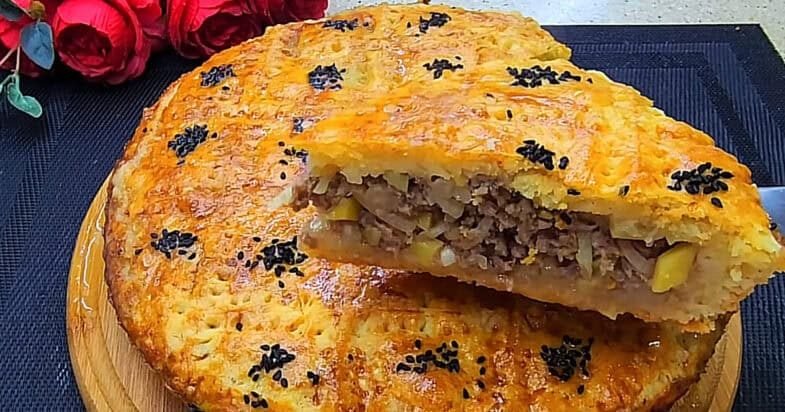 mėsos pyragas žingsnis