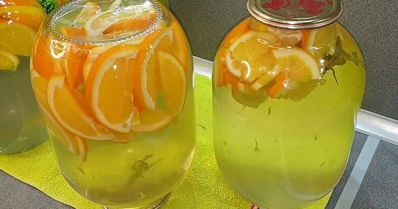 mohito kompotas žingsnis