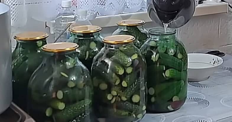 Traškūs agurkai su paprastu užpilu, kuriuos užsukus rūsio lentyna tuštėja pirmiausia 2