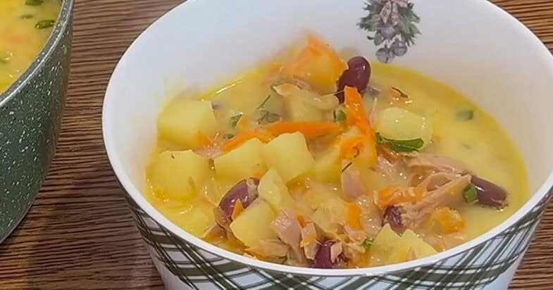 Tuno ir pupelių sriuba, kuri vakarienę sutvarko pati: tiršta, švelni ir labai soti 3