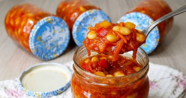 Daržovių užkandis su pupelėmis, žingsnis 1